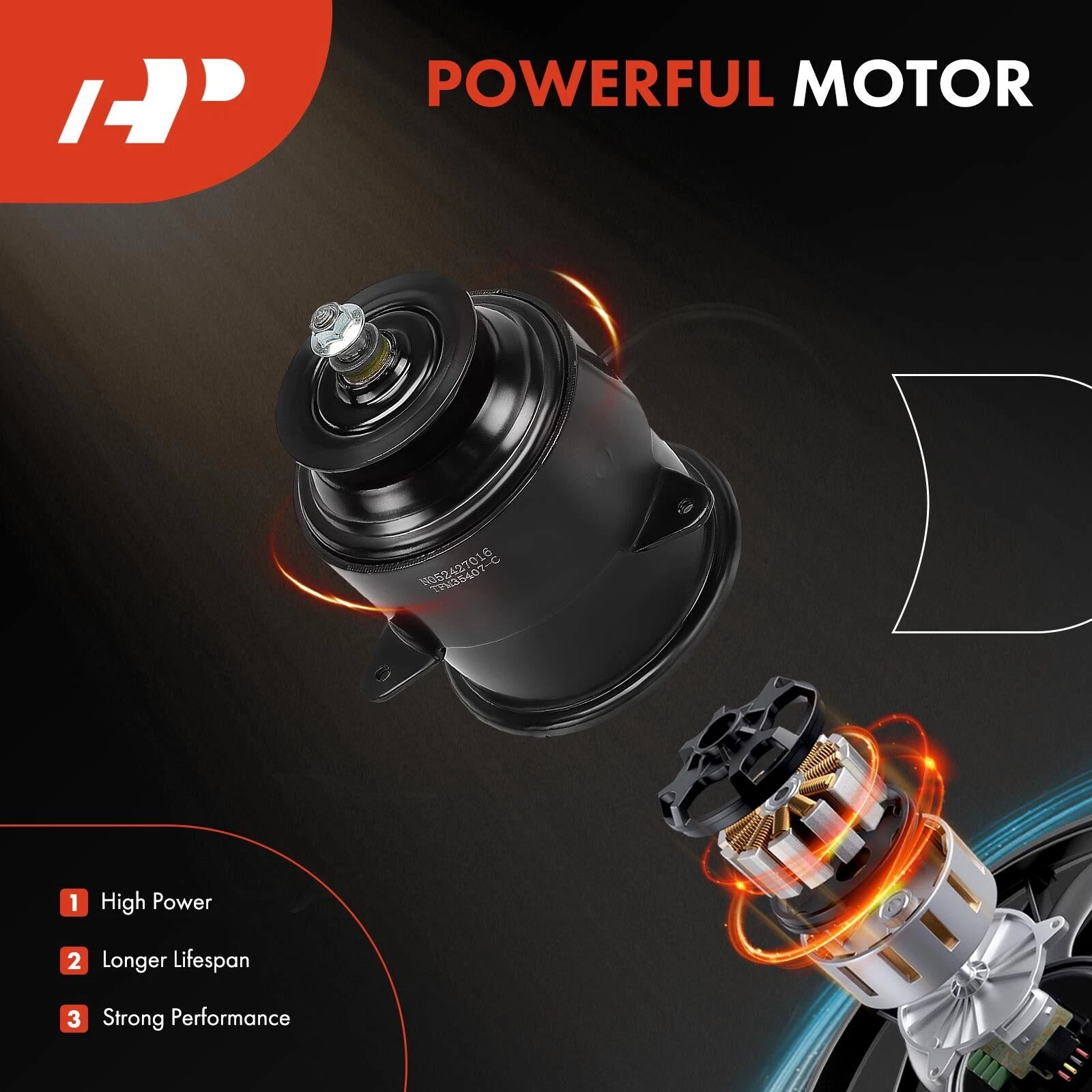 Radiator Fan Motor for Chevy Dodge Avenger Chrysler Honda Ford