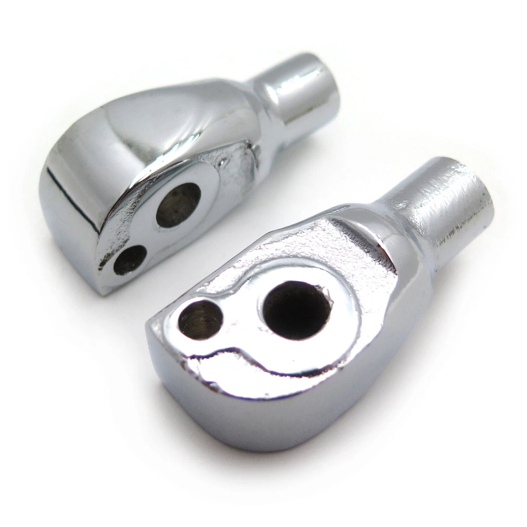 Chrome Foot Pegs Connection Adapter for Suzuki Intruder 1400 1500 (1998–2004)