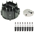Distributor Rotor Cap & Spark Plugs Kit for Buick Chevy GMC V8 (ACDelco)