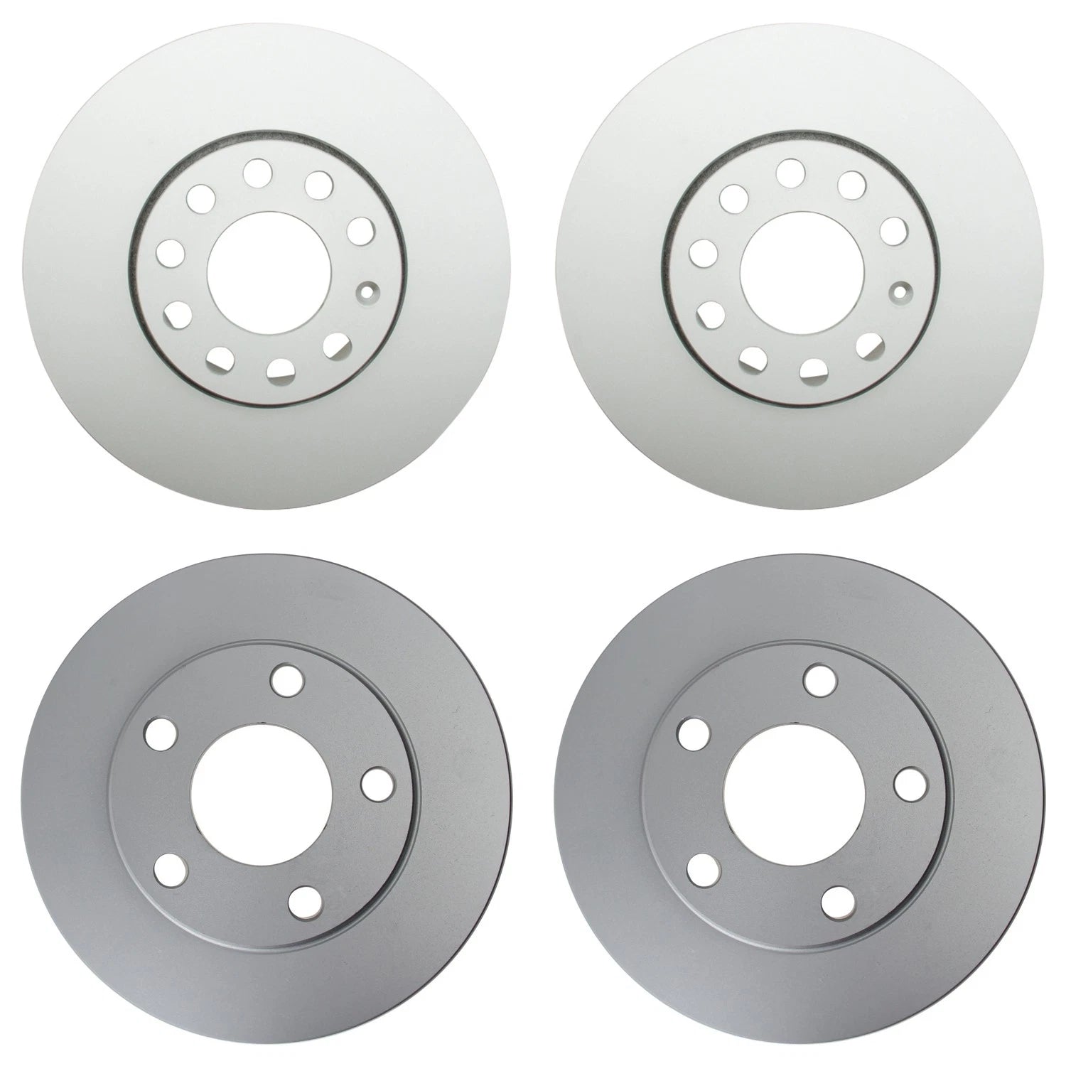 Brake Rotors Kit for Audi A6 Quattro Base Avant (288mm Front, 255mm Rear)