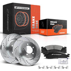Drilled Brake Rotors & Brake Pads Set for Ford Explorer (2006–2010)