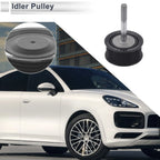 Drive Belt Idler Pulley for Porsche Cayenne (2008-2015) Black 1 x Piece