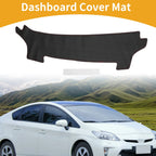 Dashboard Cover for Toyota Prius (2023–2024) Dash Mat Carpet Black Red