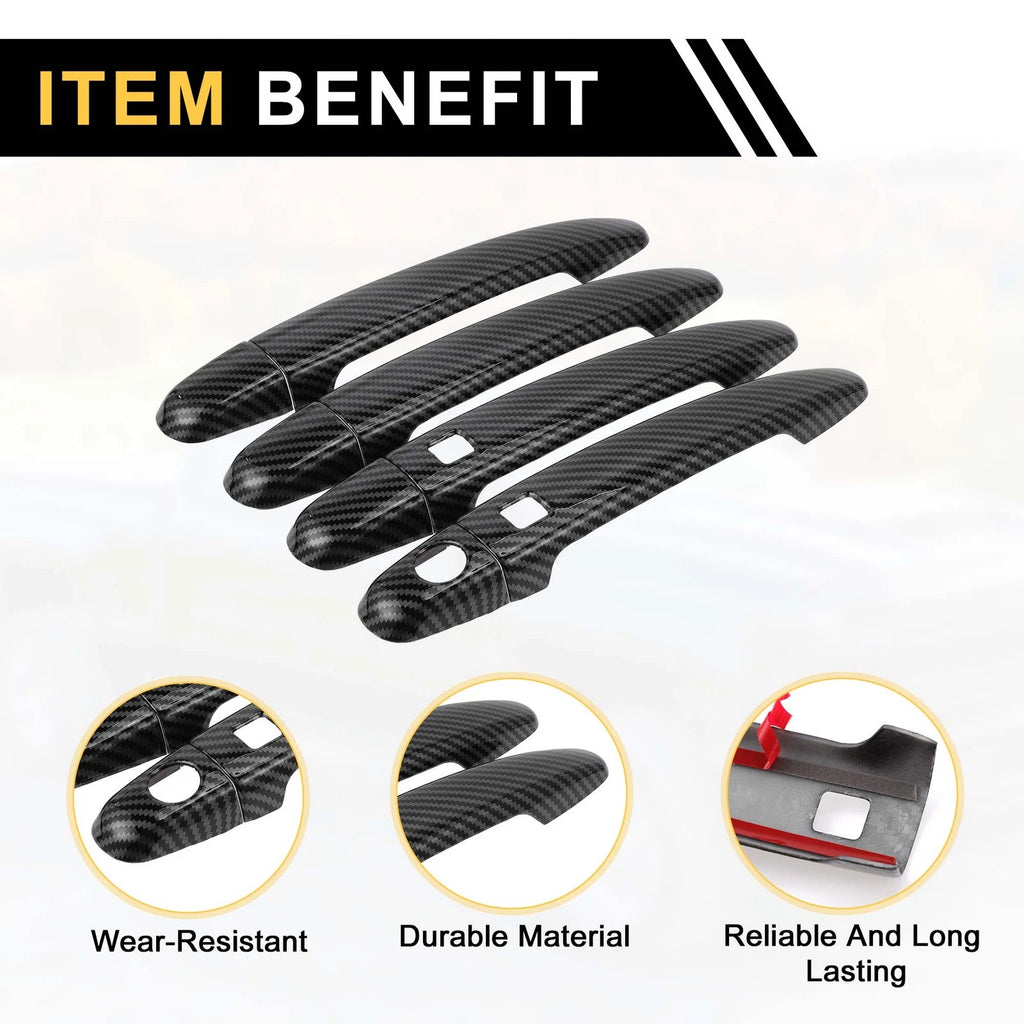 Set of 4 Exterior Door Handle Covers for Toyota 4Runner (2003–2010)