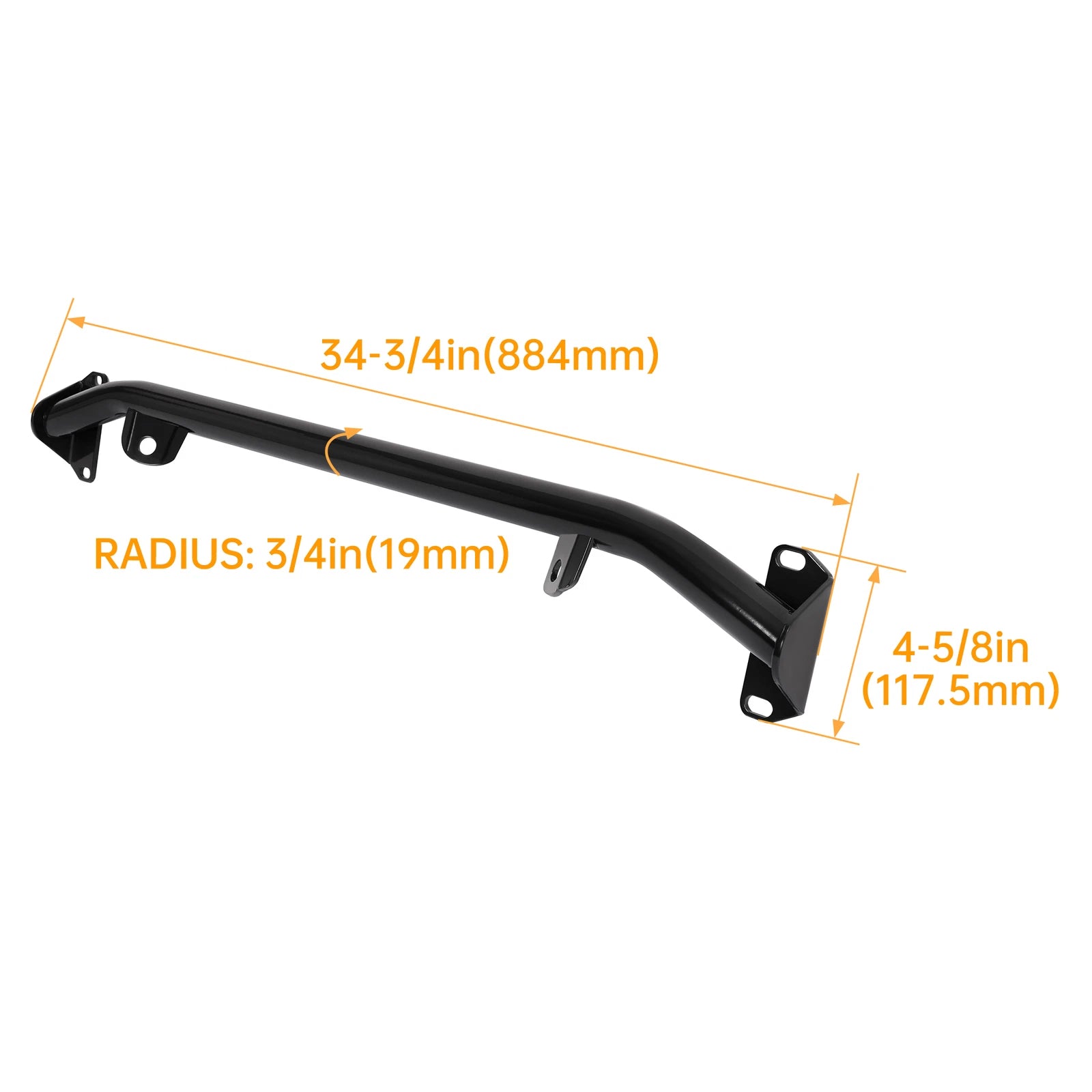 Rear Tubular Shock Crossmember Mount for Chevy 150 210 Bel Air (1955–1957)
