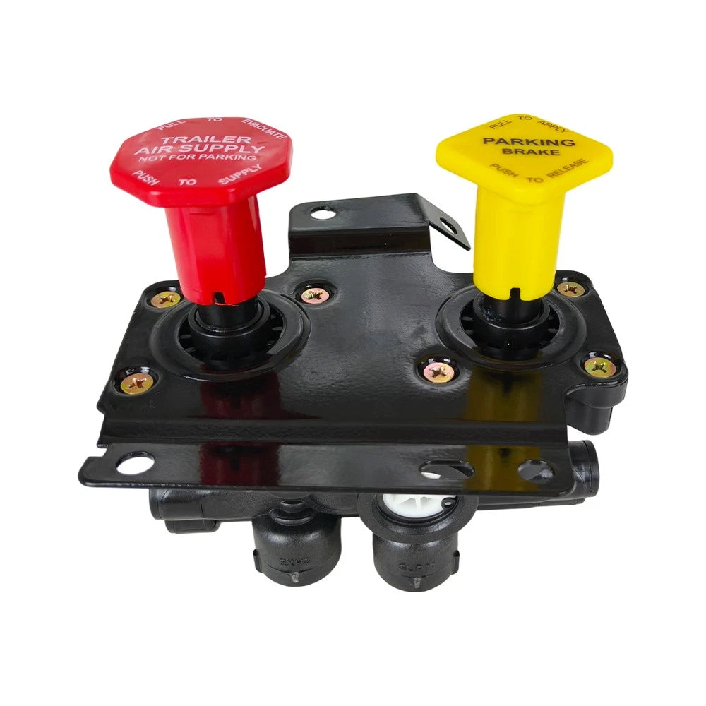 Dash Valve Dual Park Brake for Volvo VNL (5 Ports) (24340522, 21315044, K035691)