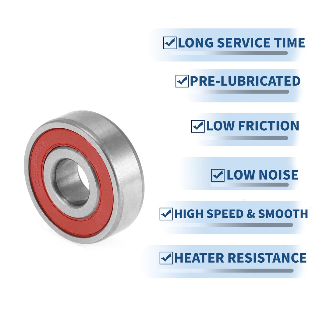 6302LLU Deep Groove Ball Bearing for Scooter Skateboard Wheel (15x42x13mm)