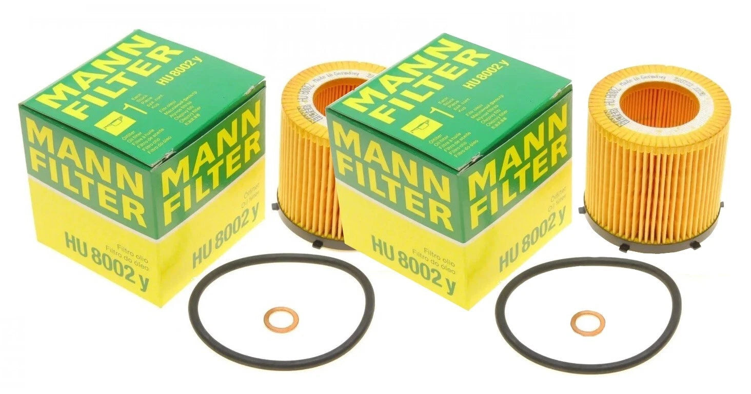 Set of 2 Engine Oil Filters for BMW F10 F25 F30 335i 528i xDrive 535i X1 X3