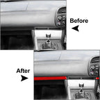 Red Front Center Console Dashboard Strip Cover Trim for Honda S2000 (2004-2009)