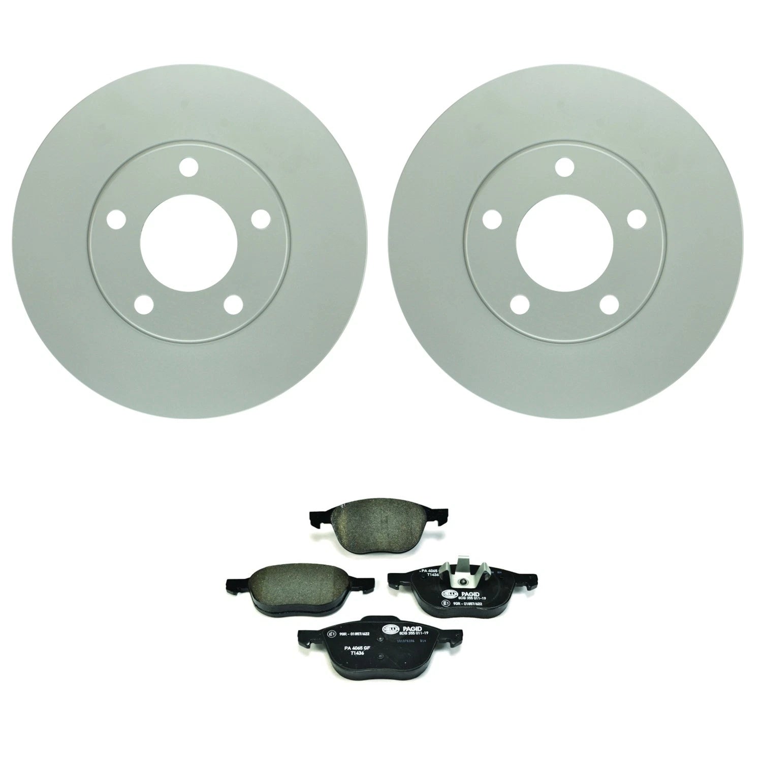 Bosch QuietCast Rotors & Hella Low-Met Brake Pads for Mazda 3 (2004–2013)