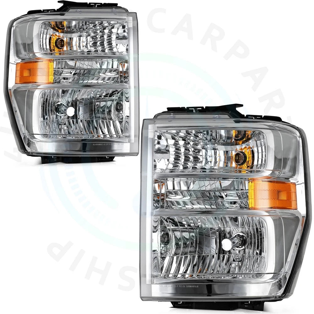 Headlight Assembly Set for Ford E-350 E-450 Super Duty (2008–2021)