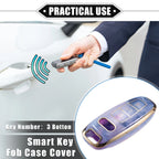 3X Remote Smart Key Fob Cover Case for Audi Q7 Q8 (2020–2021) TPU Purple
