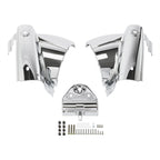 Chrome 7" Round Headlight Nacelle Cover for Harley Touring Road King (2014–2025)