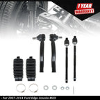 6x Tie Rod Boot Kit for Ford Edge, Lincoln MKX (2007–2014)