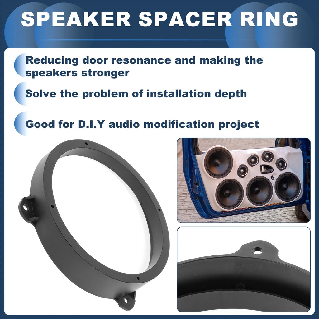 2X Speaker Spacer Ring Tweeter Adaptor for Subaru 6.5"