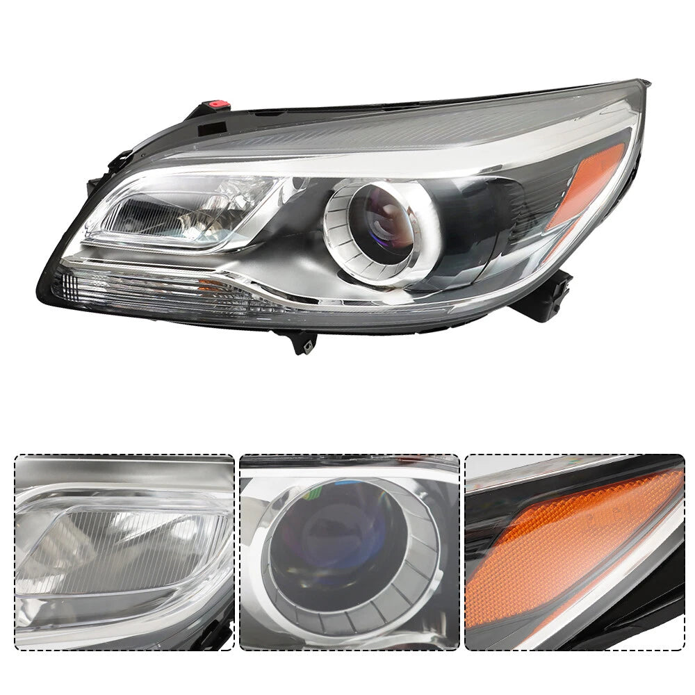 Set of 2 HID Headlight Assemblies for Chevy Malibu (2013–2016)