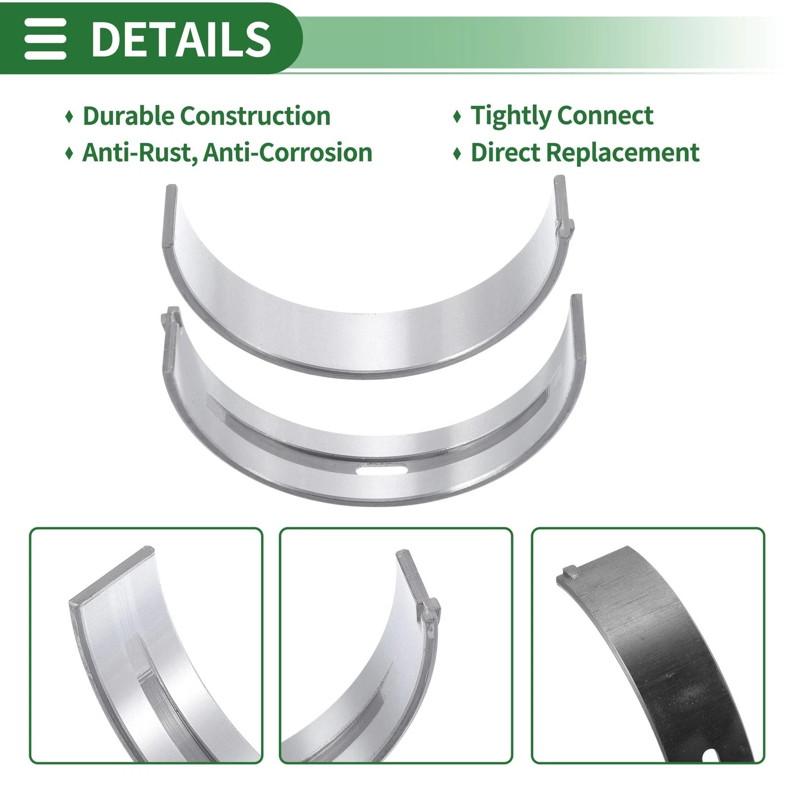 Main Bearing Set No. 210203C300 for Hyundai Santa Fe (2006–2015)