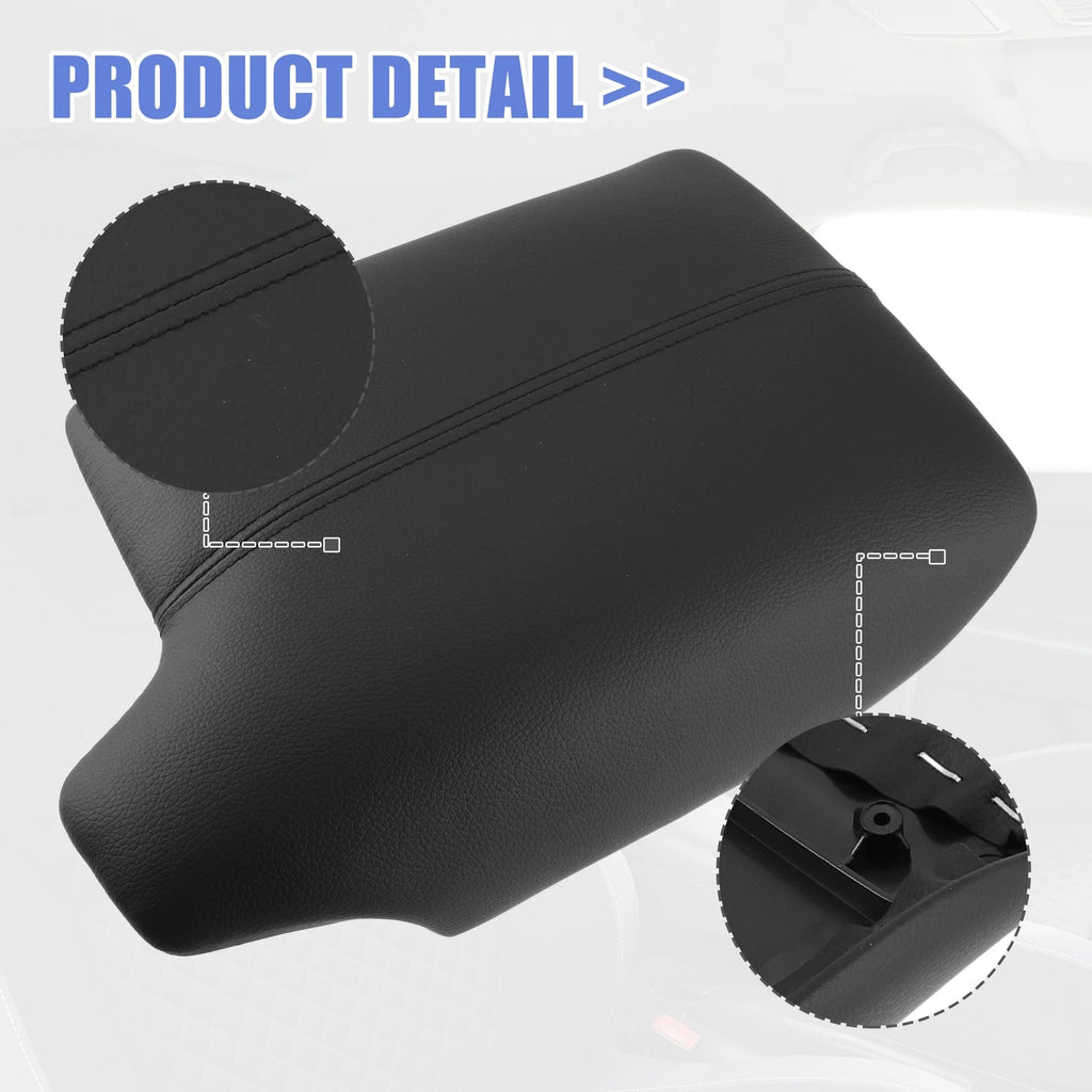 Armrest Cover Pad for Honda Accord (2015–2017) - Black Console Lid
