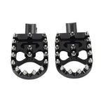 Rear Black FootPeg Passenger Pedal for Harley FXBB FXLR FXLRS FXLRST FXST FLSB (2018–2023)