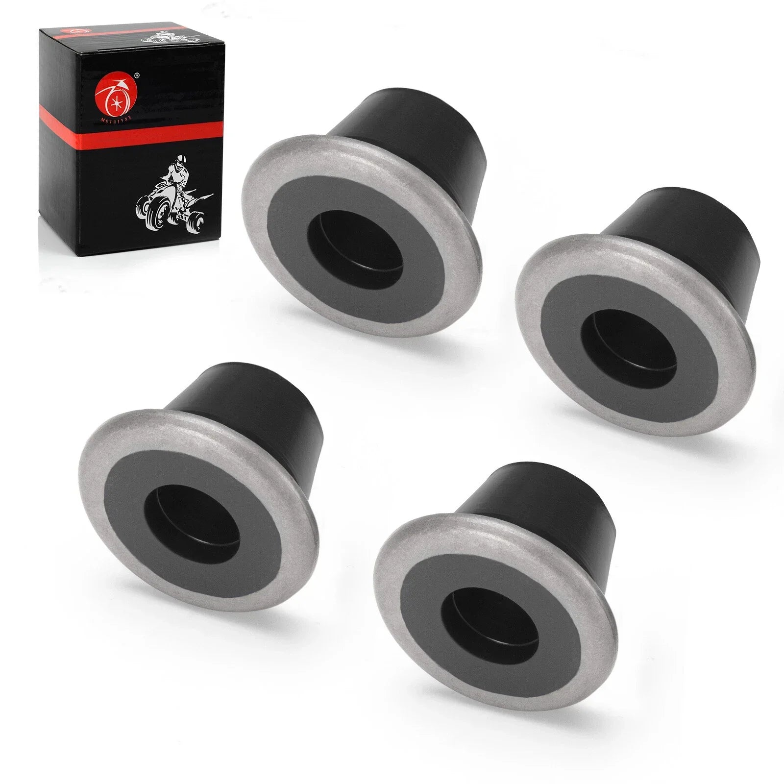 4PCS Handlebar Rubber Mount Bushings for Honda CRF450R/X/L/RL (2002–2024)