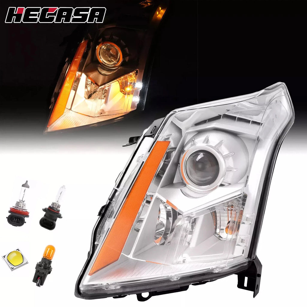 Projector Headlight for Cadillac SRX (2010–2016) LH Clear