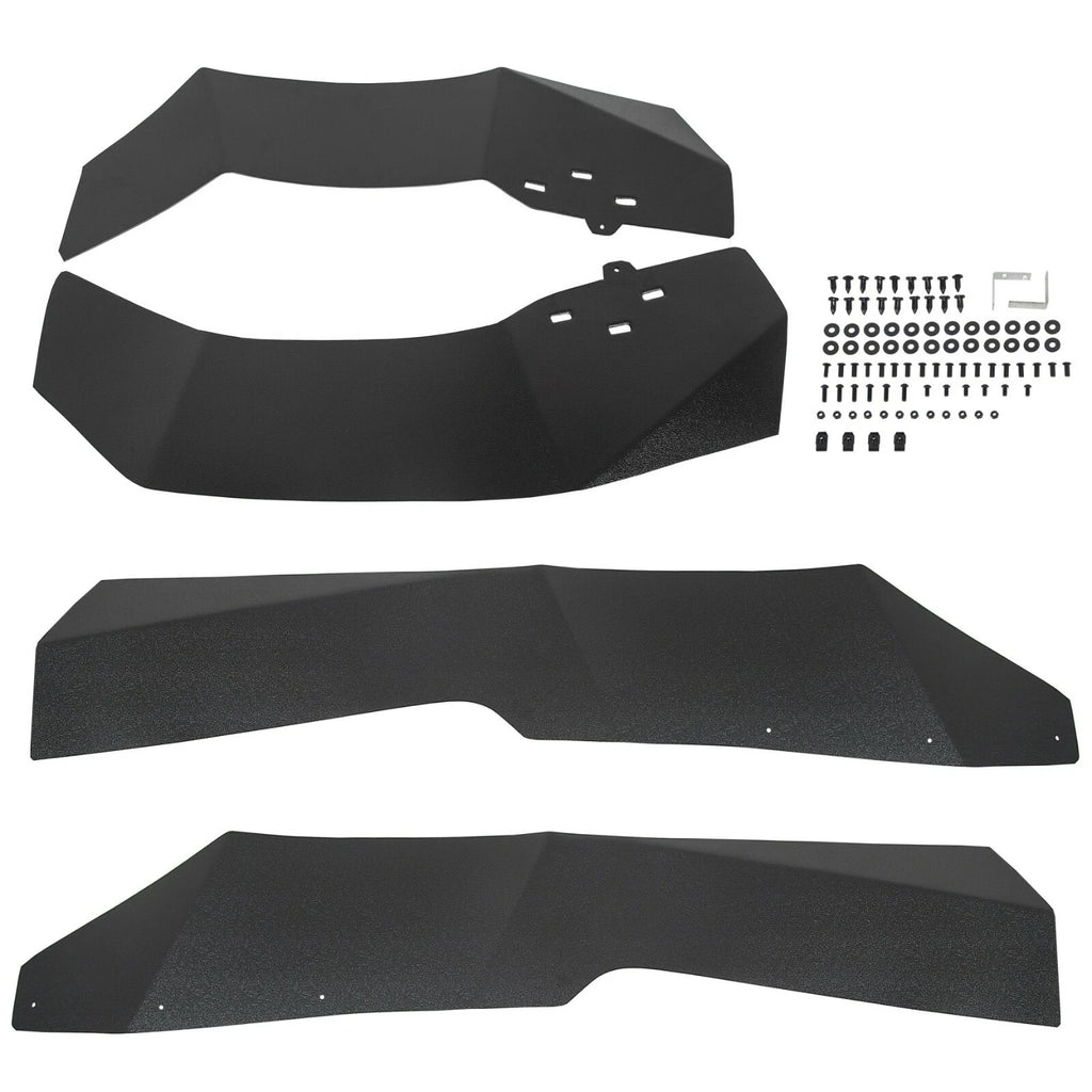 Set of 4 Extended Fender Flares Mud Flaps for Polaris RZR XP 1000 (2014–2022)