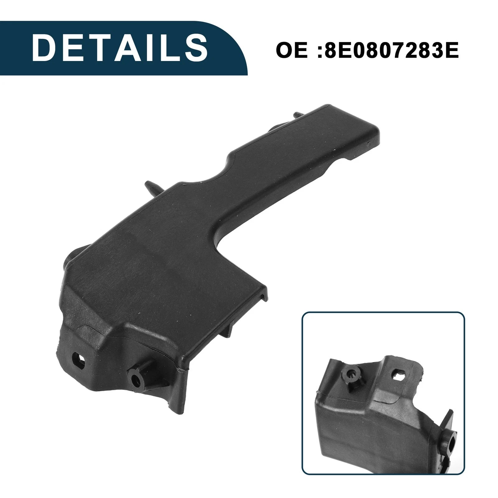 1pc Left Front Bumper Retainer Bracket No. 8E0807283E for Audi A4 (2004–2008)