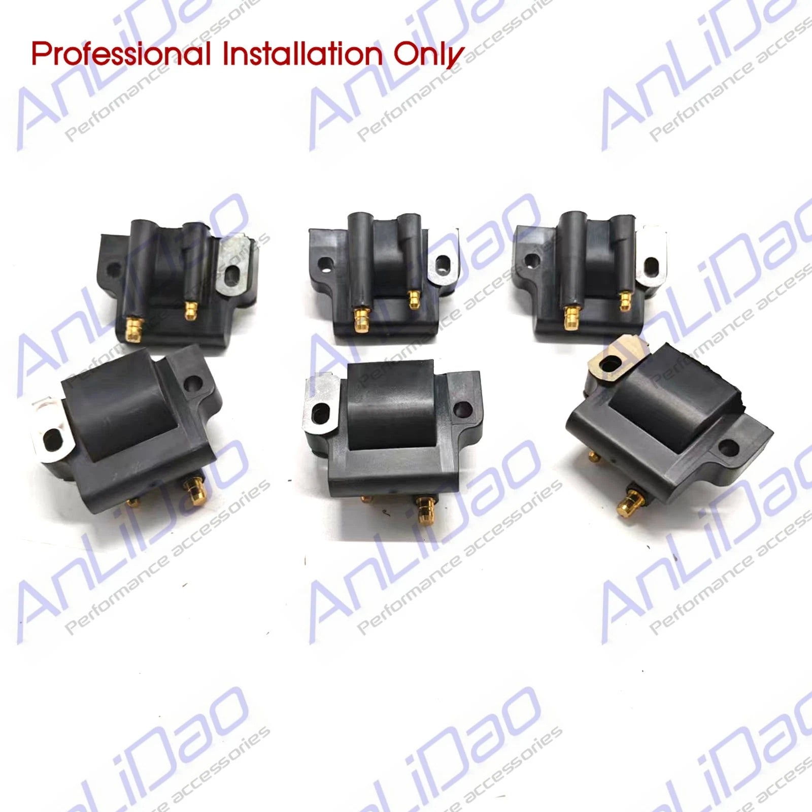 Set of 6 Ignition Coils for Johnson Evinrude OMC (582508, 18-5179, 183-2508)