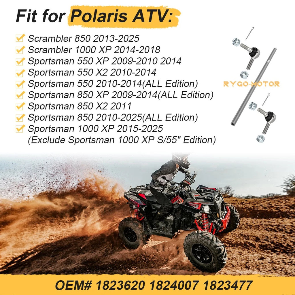 Steering Post Tie Rod Assembly for Polaris Scrambler 850/XP 1000/XP 850 (2014–2023)