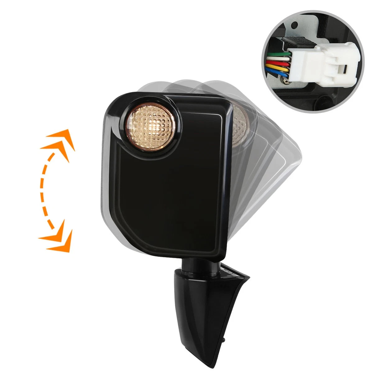 OE Style Powered Turn Signal Side Door Mirror for Fj Cruiser (2007–2009)