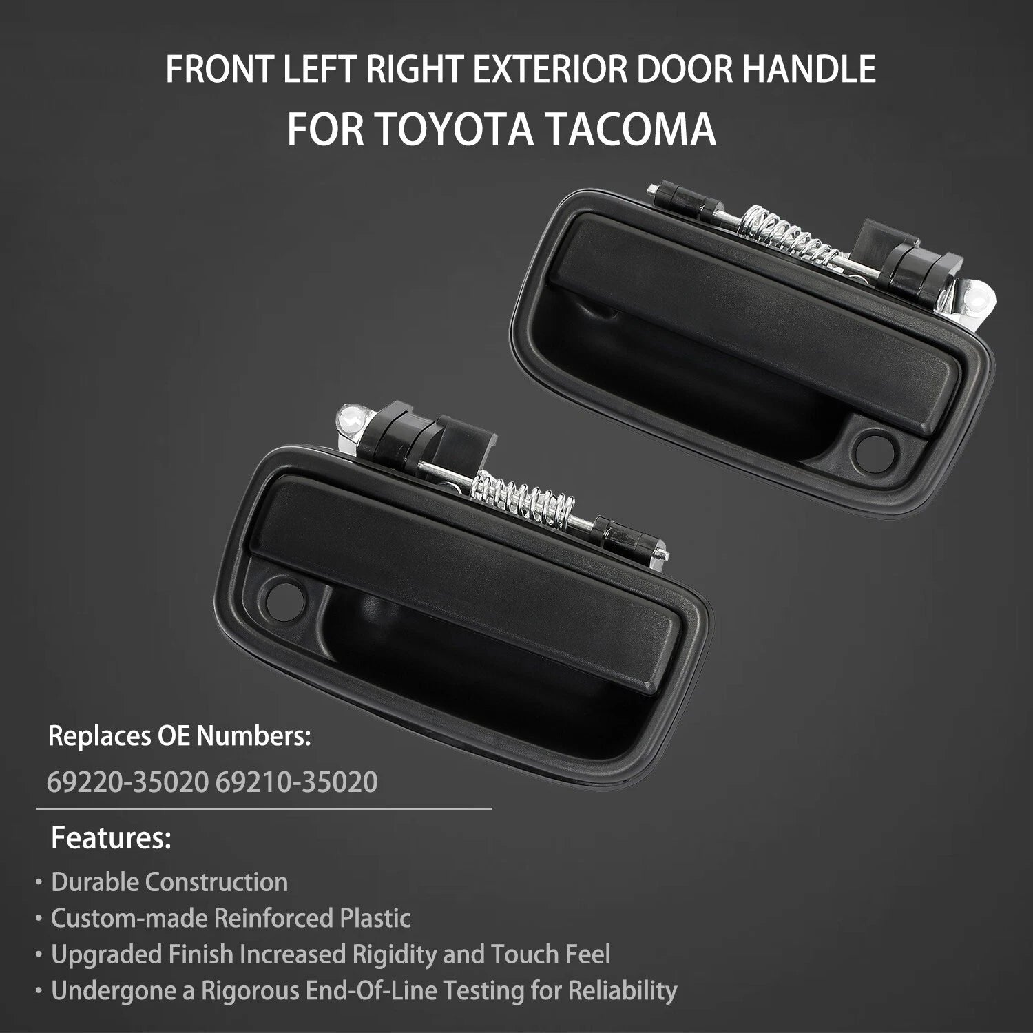 Exterior Door Handle Pair for Toyota Tacoma (1995–2004)