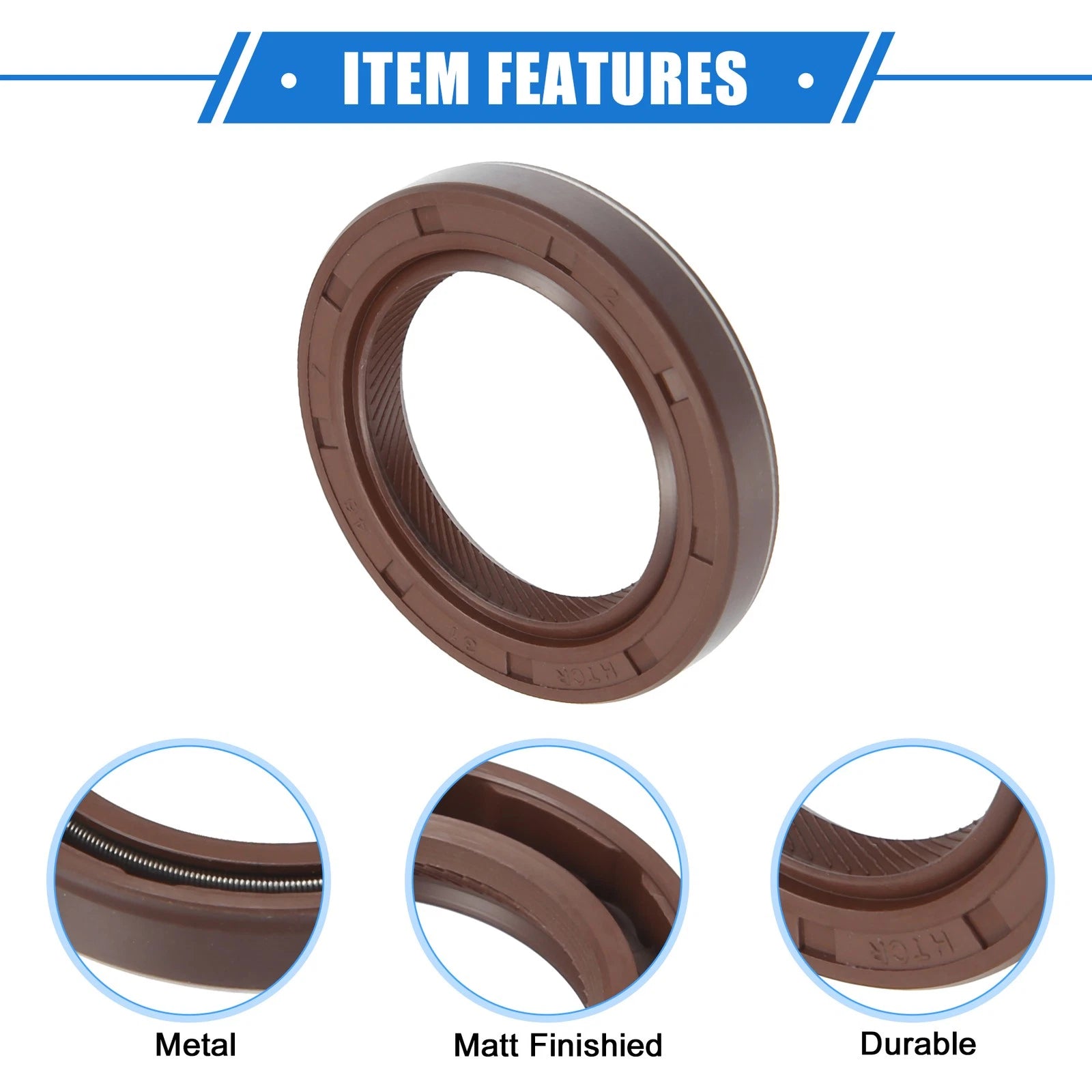 2X Crankshaft Seal No. 91212P2FA01 for Honda Civic (1992–2000)