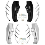 Chrome/Black Mid-Frame Air Deflector Trim for Harley Touring Trike (2009-2023)