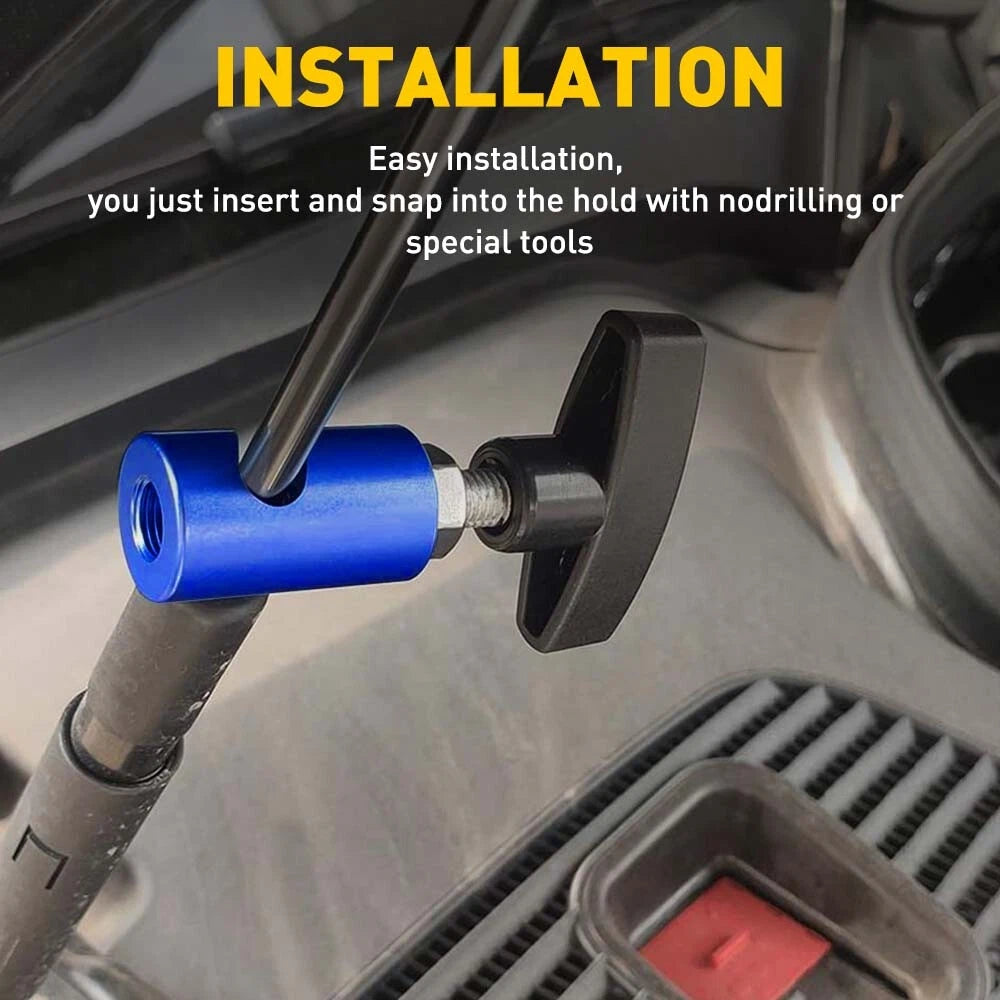 2X Hood Lift Support Clamp for Tailgate