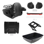 Backrest Pad Mount Rack Light Speakers for Harley Touring (2014–2026)