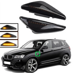 Smoke LED Fender Side Marker Lights for BMW F25 X3, E70 X5, E71 X6 (2011-2017)