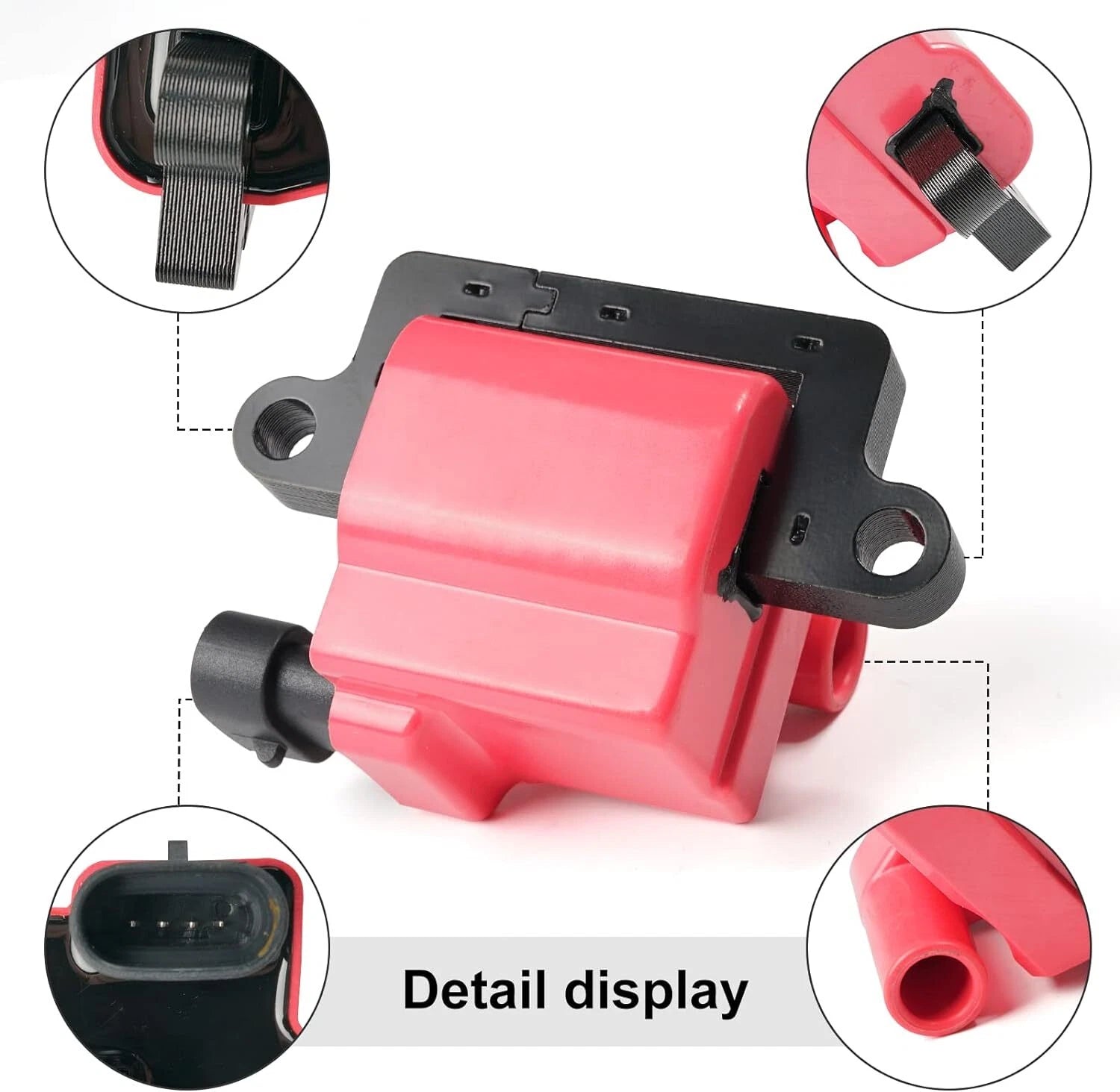 8x Ignition Coil & Spark Plug Wire for Chevy Silverado 1500 2500 (1999–2007)