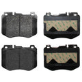 Set of 4 Front Disc Brake Pads for Mercedes-Benz C300, C350e (2015–2020)
