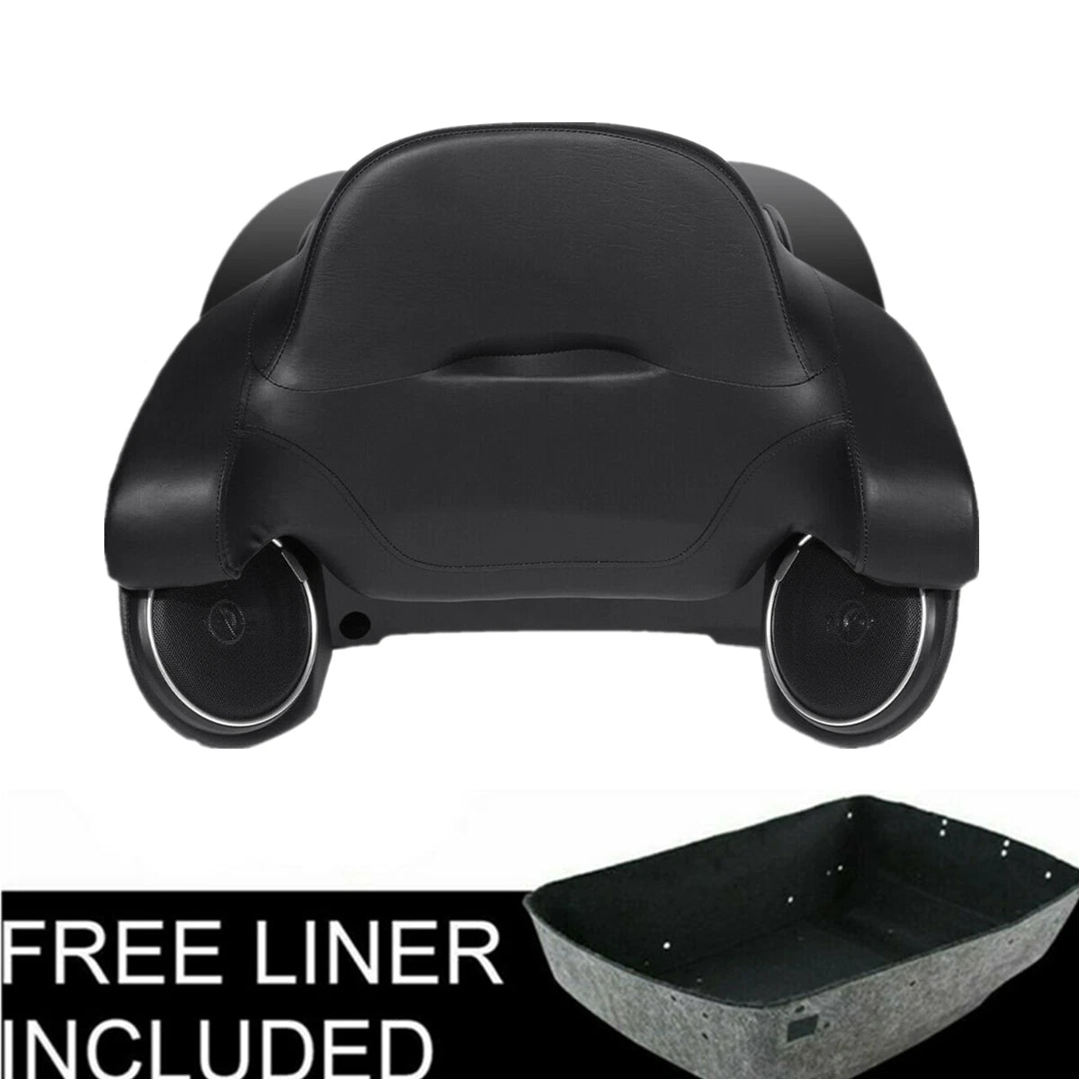 Trunk Pad Mount Rack Speakers for Harley Touring Electra Glide (2014–2023)