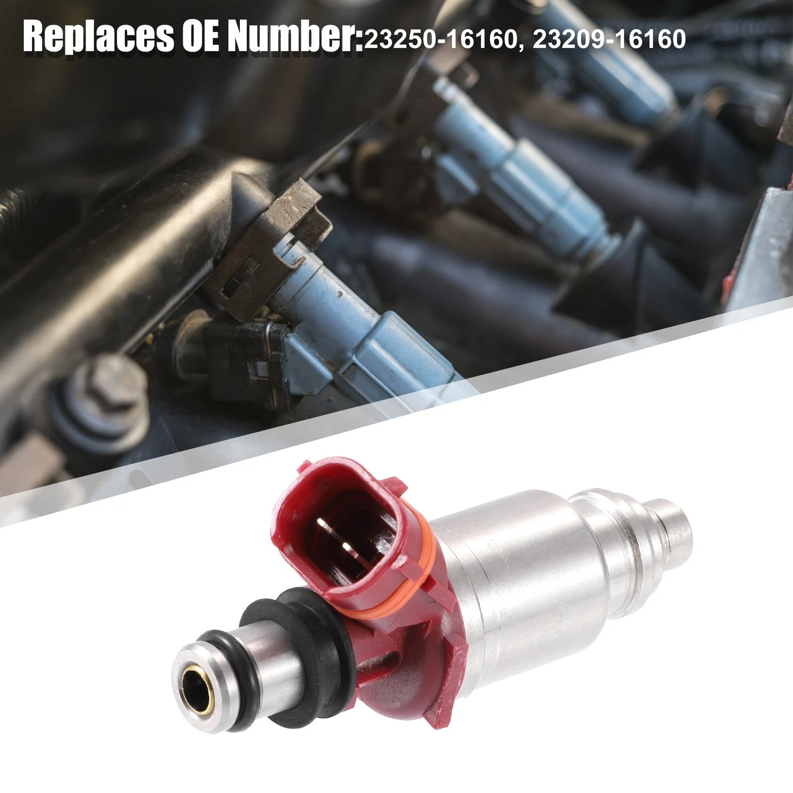 Set of 4 Fuel Injectors 23250-16160 23209-16160 for Toyota Celica (1994–1997)