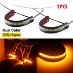 Set of 2 LED Mini Turn Signal Indicator Lights for AUXITO E