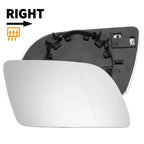 Heated Right Side Mirror Glass for Volkswagen Polo (2001–2005)