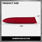 Pair Rear Bumper Reflectors for BMW X3 (2011–2017) Red