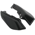 Black Mid-Frame Air Deflectors for Harley Davidson Touring Trike (2009–2023)
