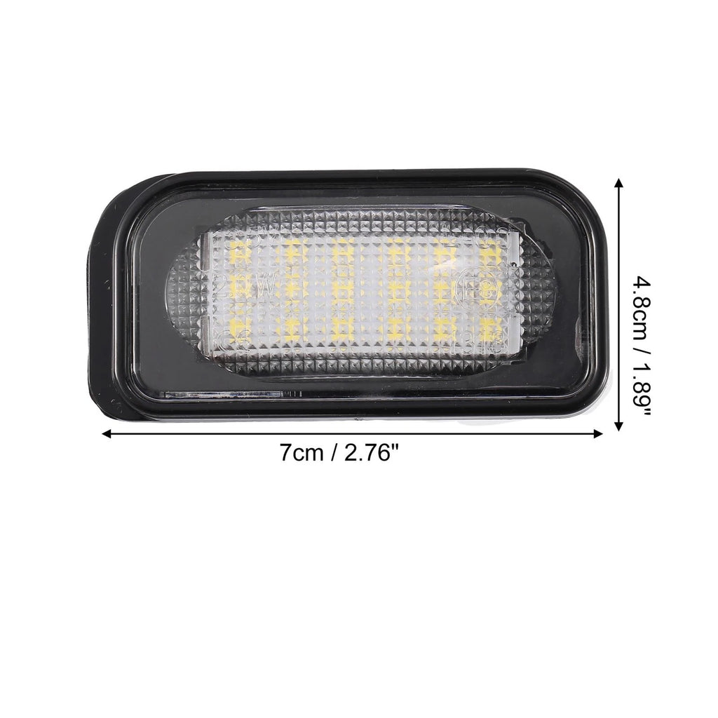 2X LED License Plate Light for Mercedes-Benz C320 C350 C230 C280 (2001–2010)
