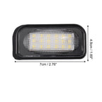 2X LED License Plate Light for Mercedes-Benz C320 C350 C230 C280 (2001–2010)
