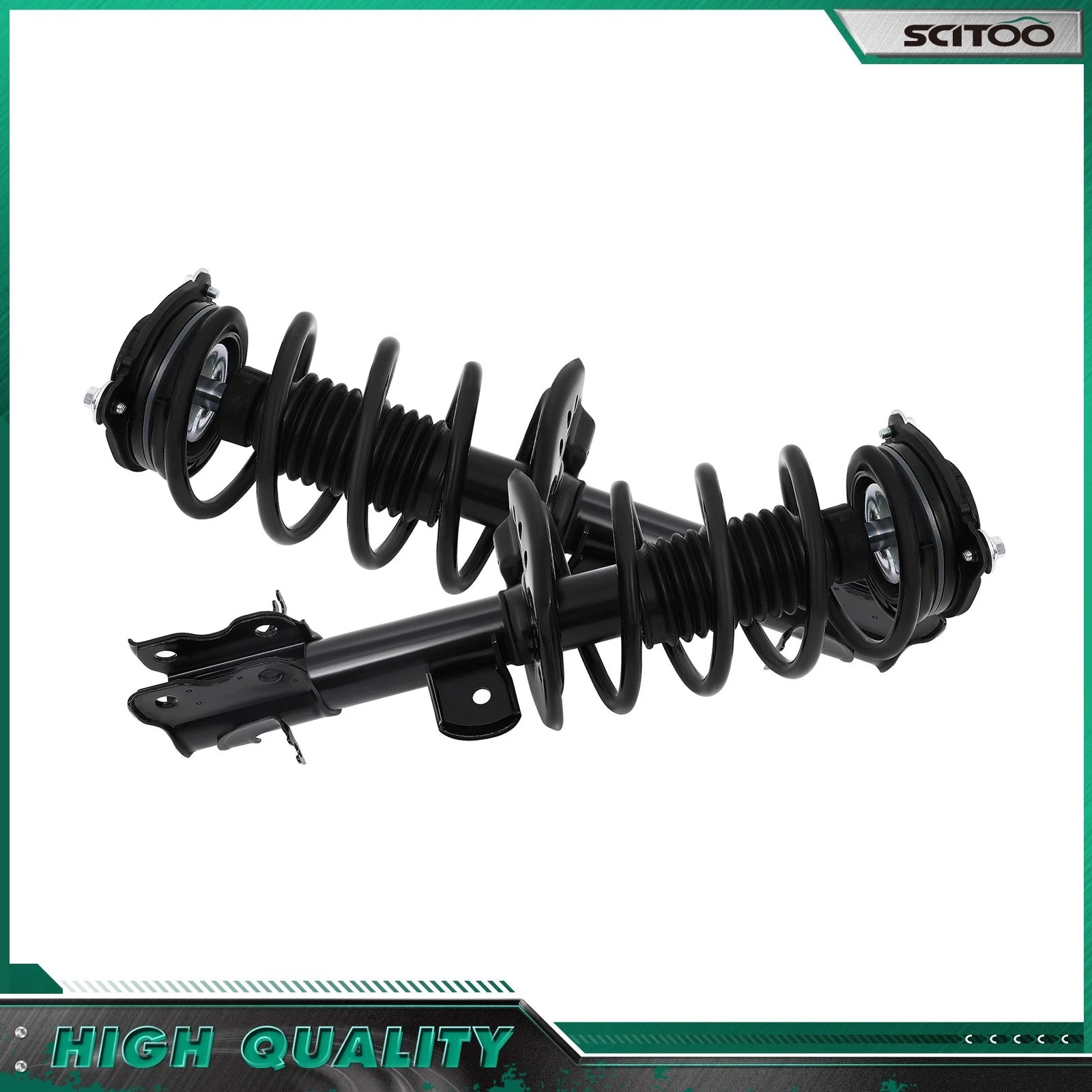 Front Complete Struts w/ Coil Springs Assembly for Nissan Sentra (2013–2013)