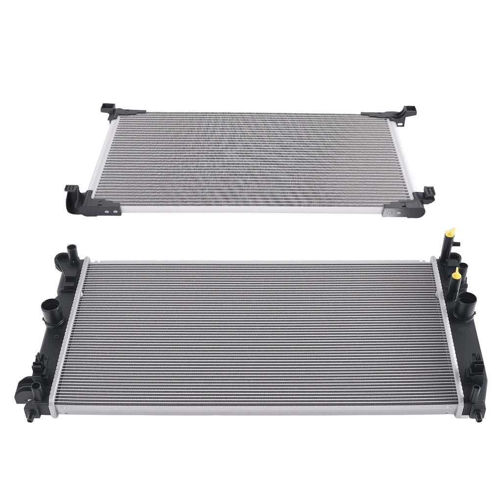 Aluminum Radiator & AC Condenser for Toyota Prius Prime (2017–2022) 1640037311