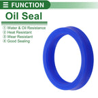 Set of 5 Oil Seal Rotary Shaft Seal 45x56x10mm for Various Models