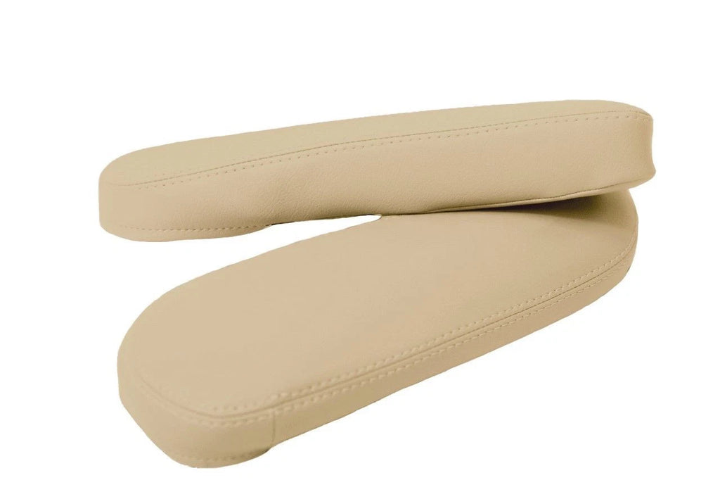 Front Seat Armrest Cover for Toyota Sienna (2011–2017) Beige Leather Synthetic